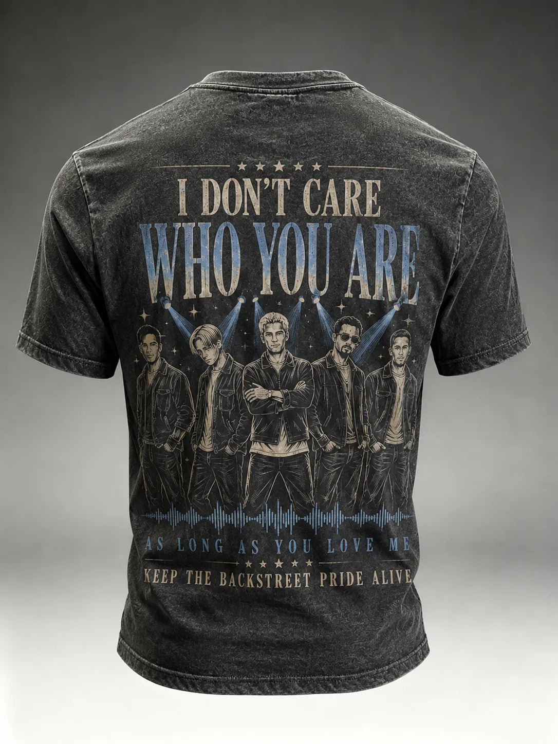 Herren-T-Shirt mit Musikmotiv