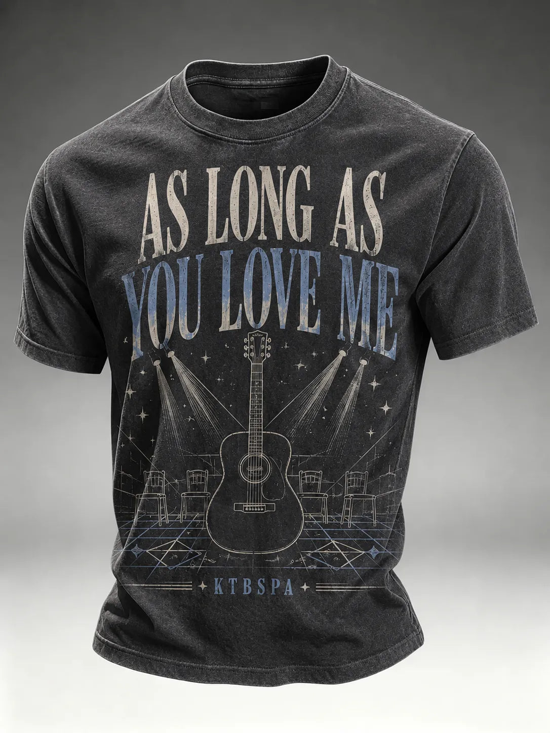 Herren-T-Shirt mit Musikmotiv