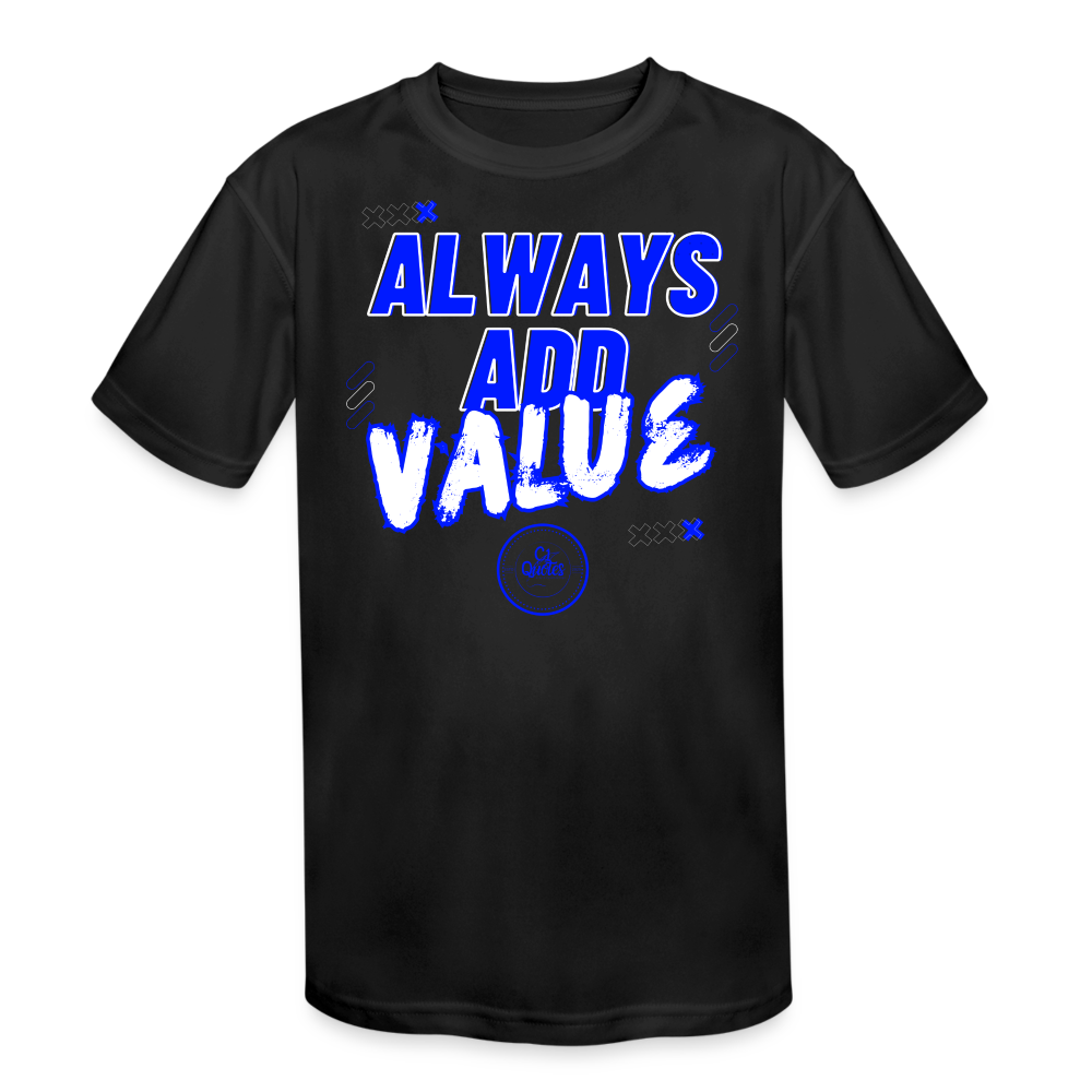 Always Add Kids' Moisture Wicking Performance T-Shirt