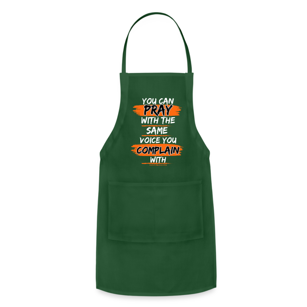 You Can Pray Adjustable Apron (Black)