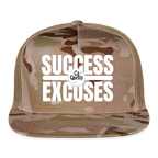 Success Over Excuses Trucker Hat (White Print BB)