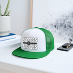 Success Over Excuses Trucker Hat (White Print)