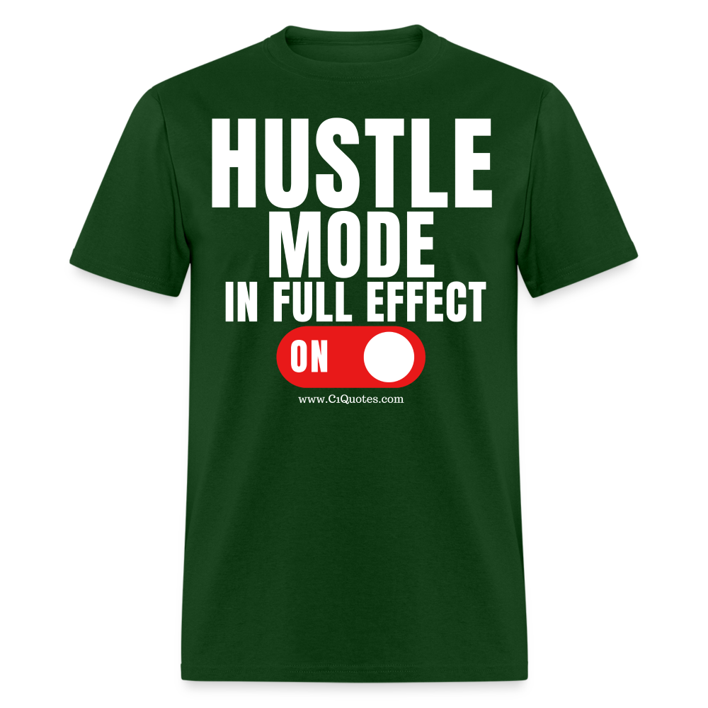 Hustle Mode Unisex Classic T-Shirt (White Print)