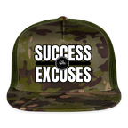 Success Over Excuses Trucker Hat (White Print)