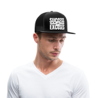 Success Over Excuses Trucker Hat (White Print BB)