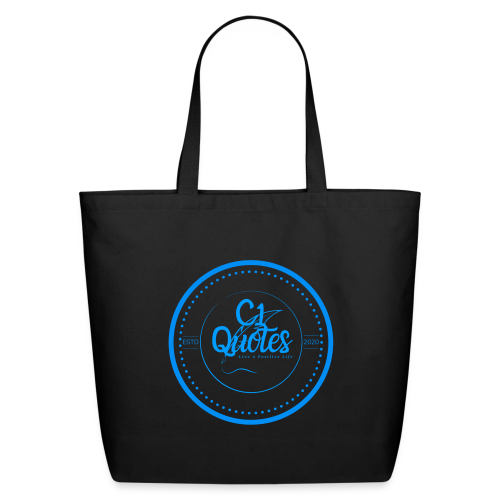The Brand Eco-Friendly Cotton Tote (Light Blue Print)