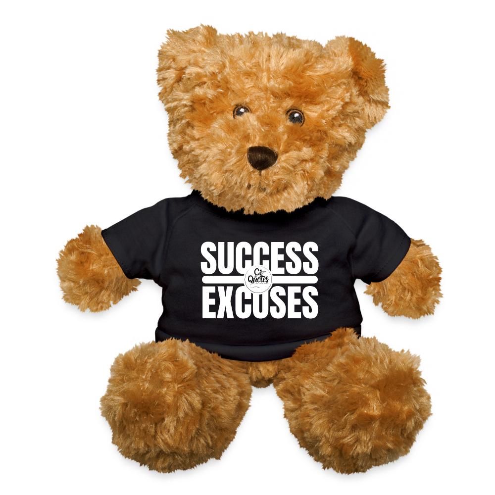 Success Over Excuses Teddy Bear
