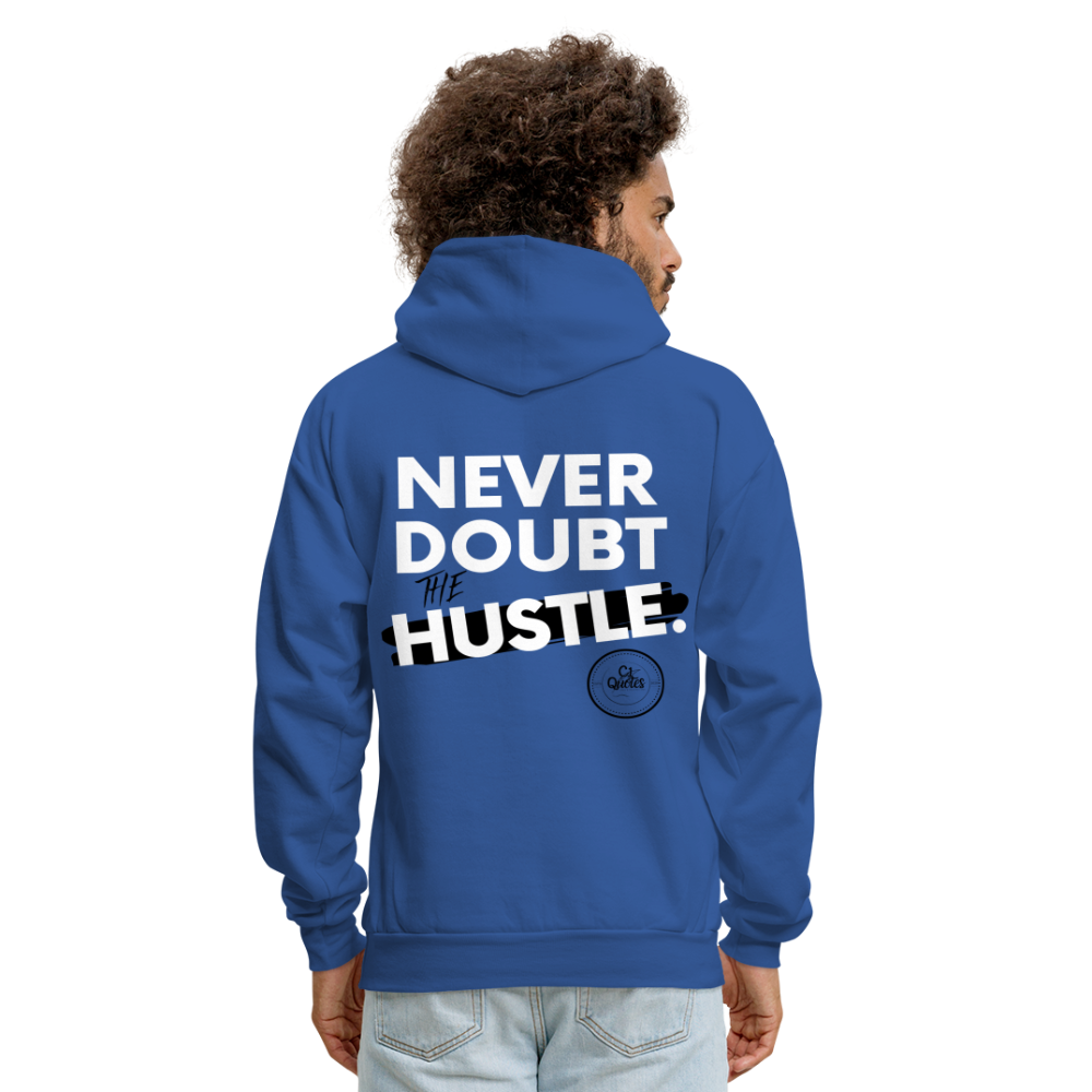 Never Doubt Hoodie (White Print)