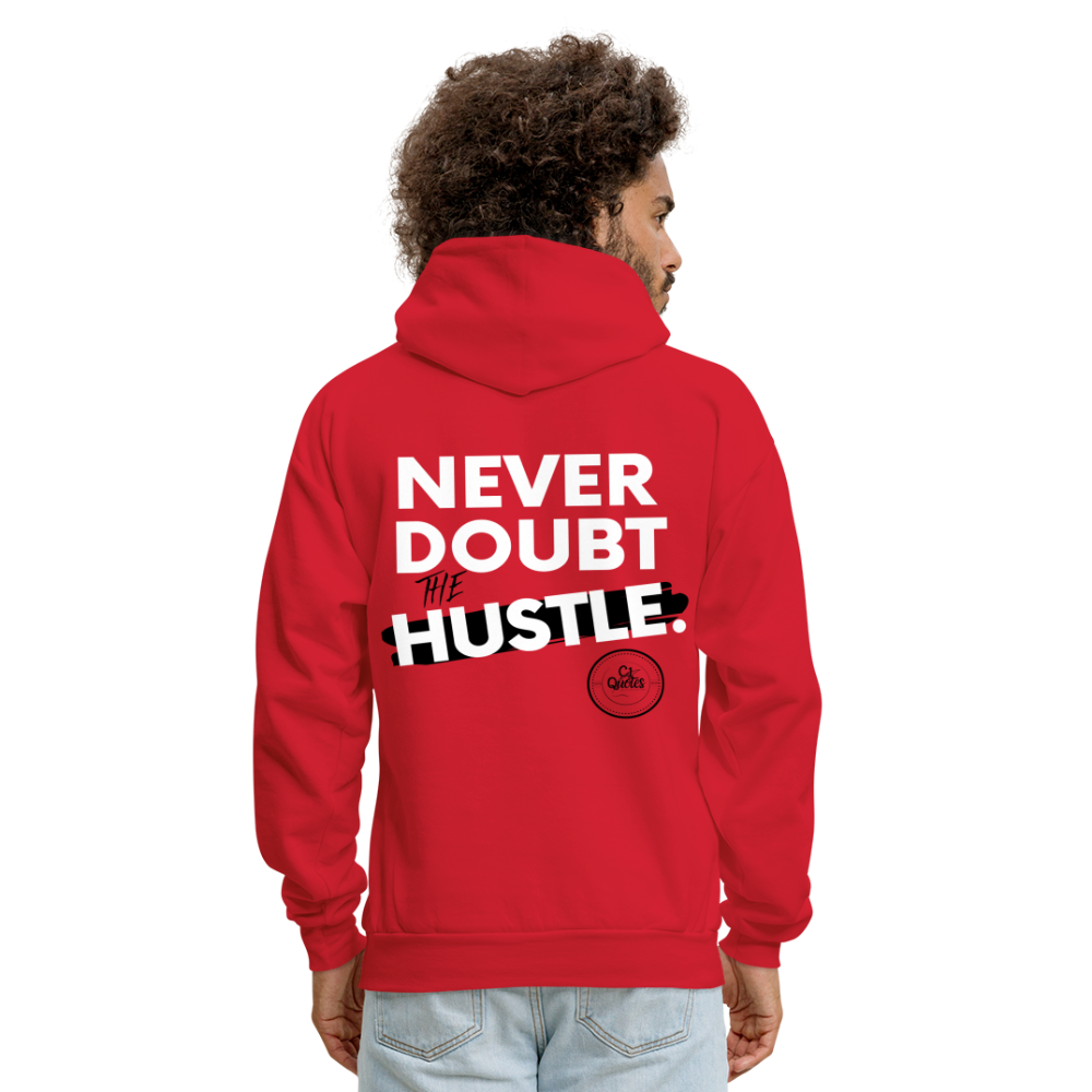 Never Doubt Hoodie (White Print)