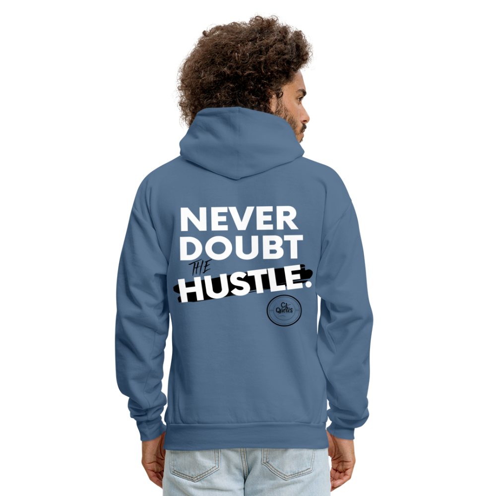 Never Doubt Hoodie (White Print)