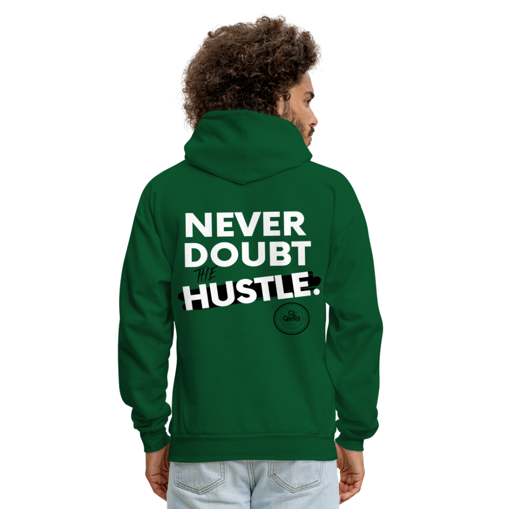 Never Doubt Hoodie (White Print)