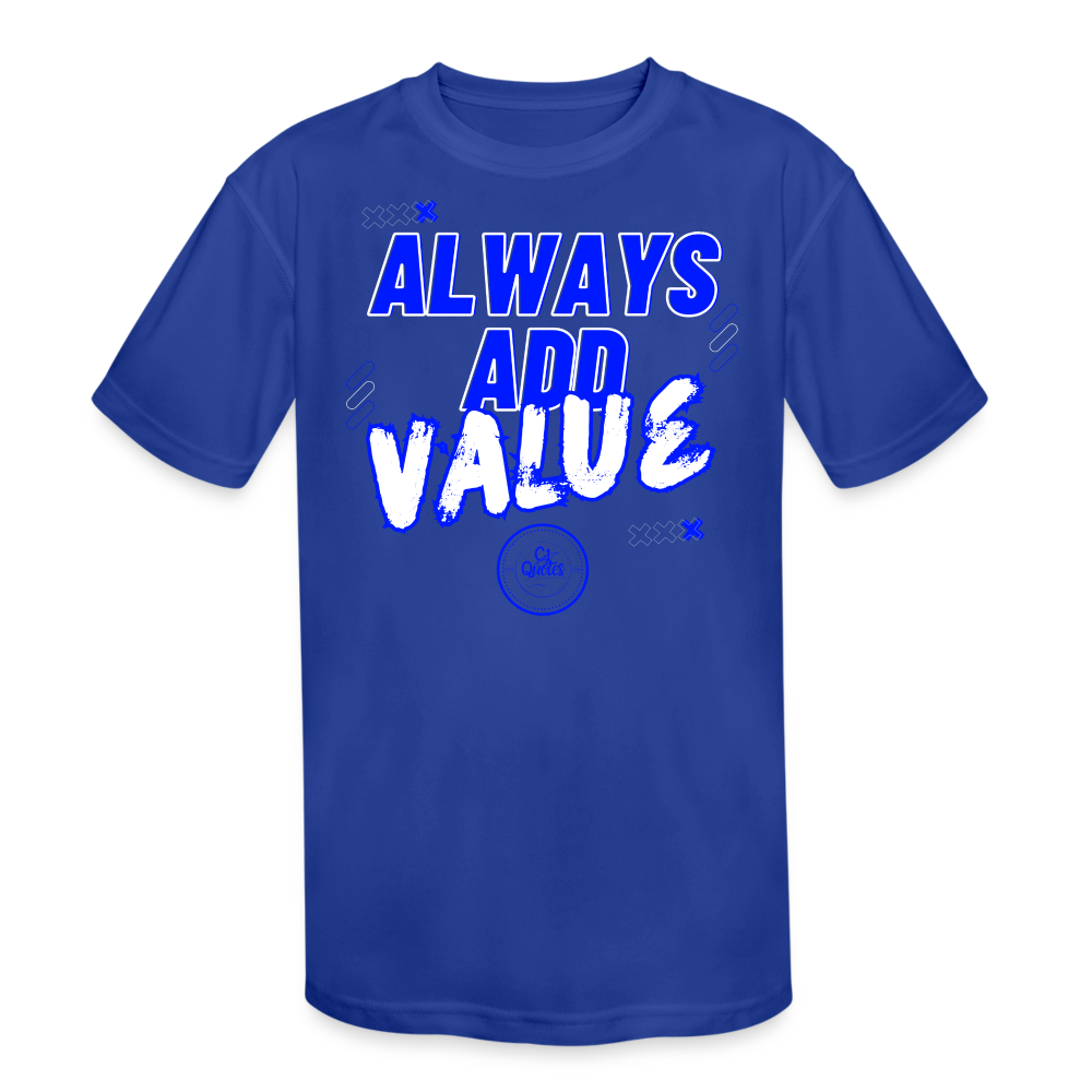 Always Add Kids' Moisture Wicking Performance T-Shirt
