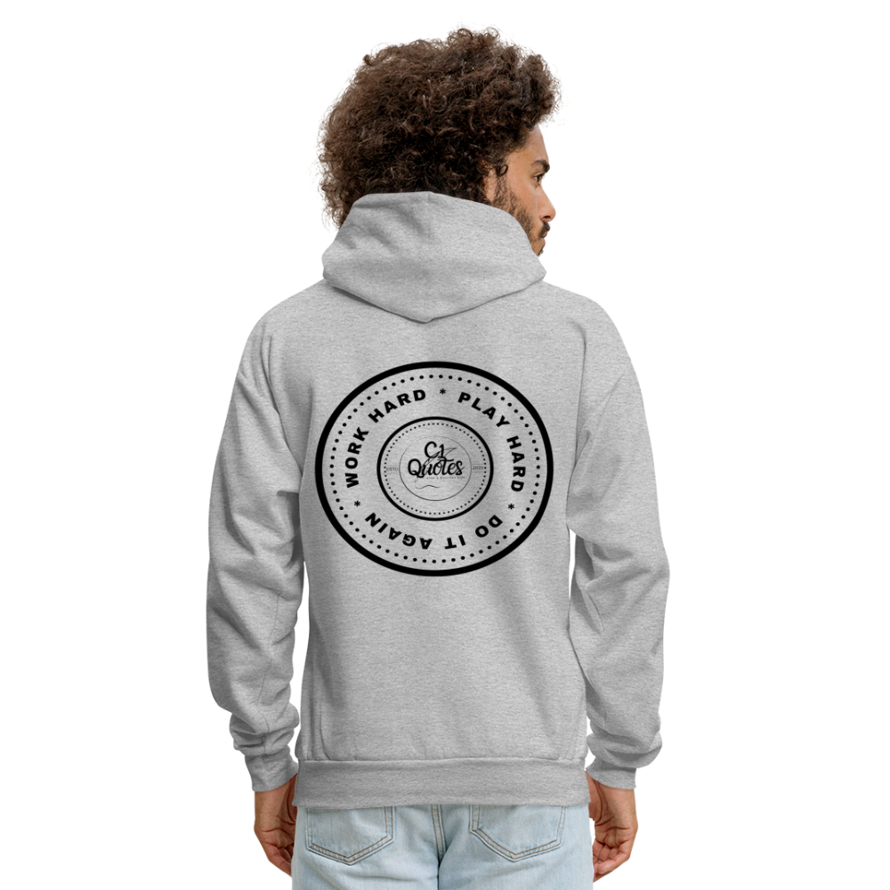 Work Hard Play Hard Men's Hoodie