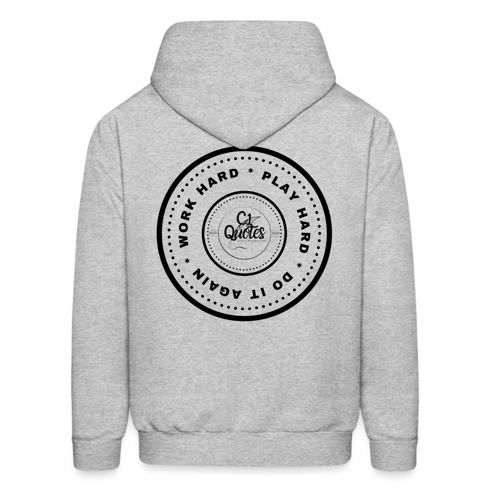 Work Hard Play Hard Men's Hoodie