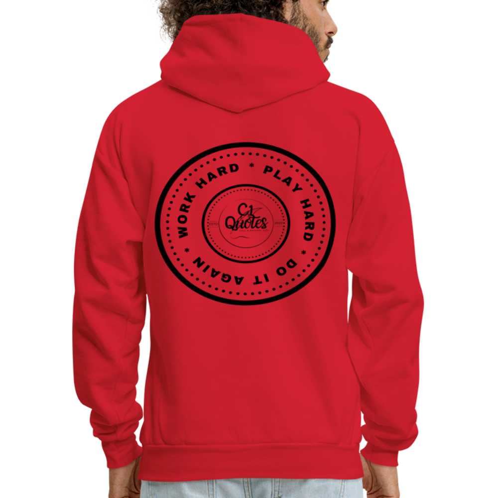 Work Hard Play Hard Men's Hoodie