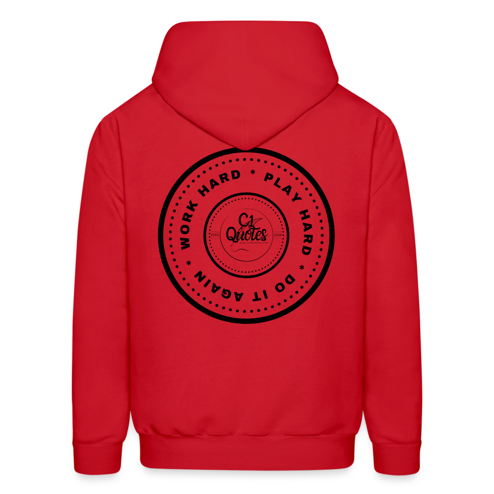 Work Hard Play Hard Men's Hoodie
