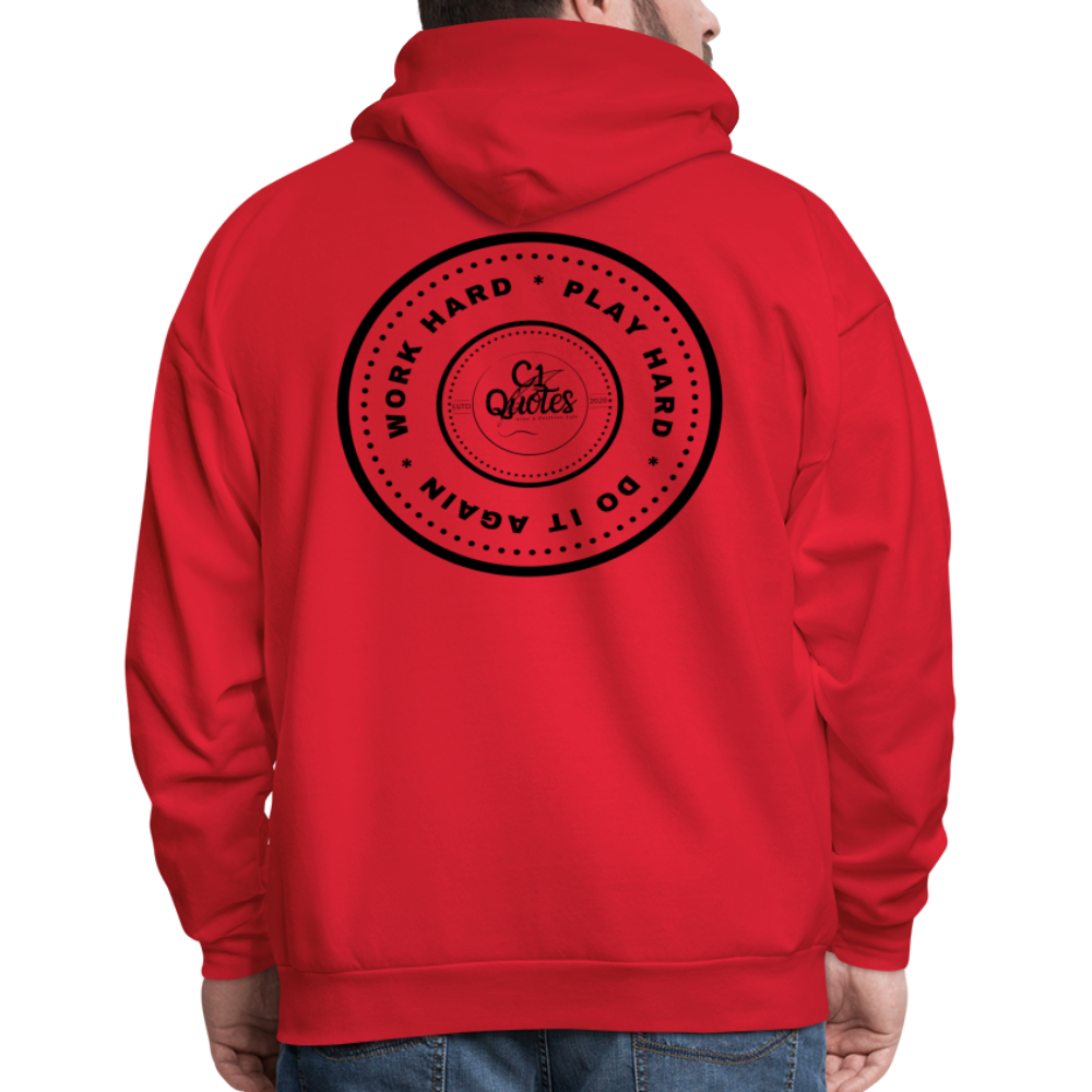 Work Hard Play Hard Men's Hoodie