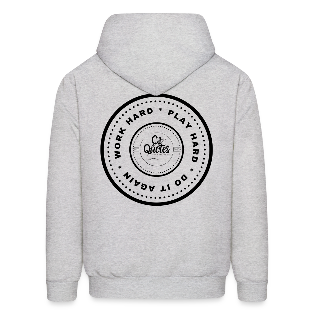 Work Hard Play Hard Men's Hoodie