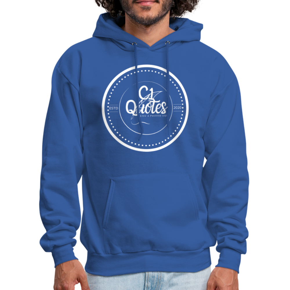 Success Over Excuses Men's Hoodie (White Print)
