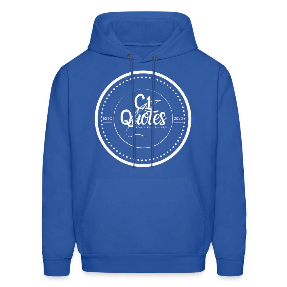Success Over Excuses Men's Hoodie (White Print)