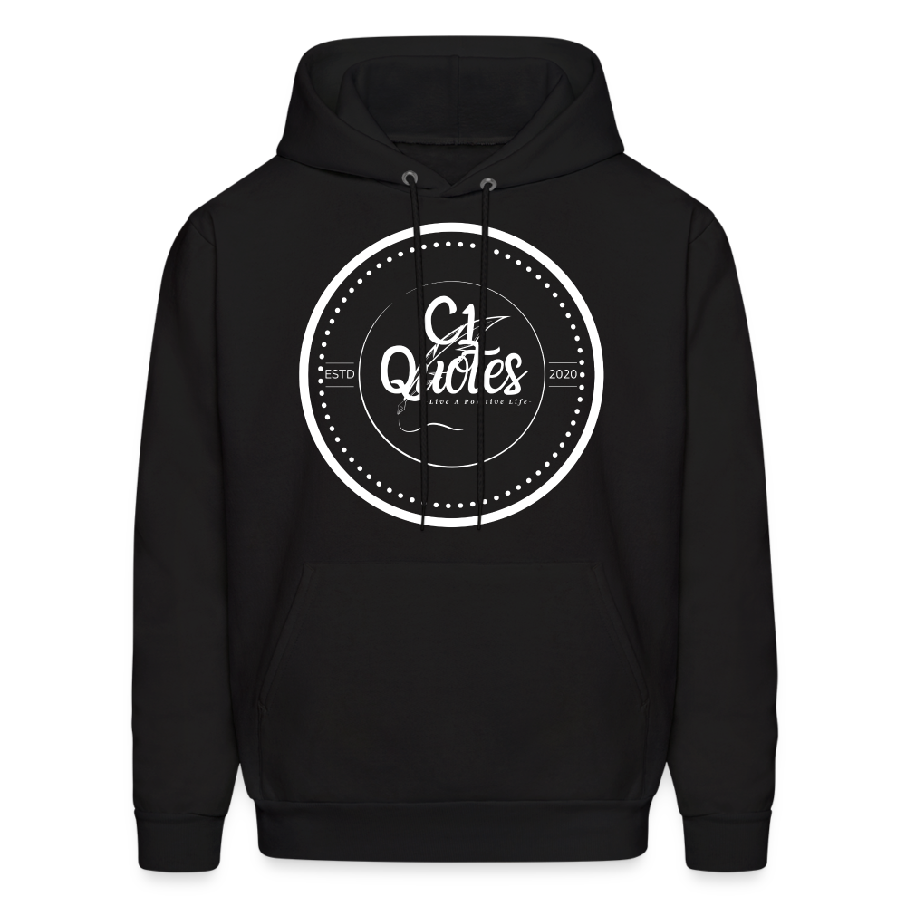 Success Over Excuses Men's Hoodie (White Print)