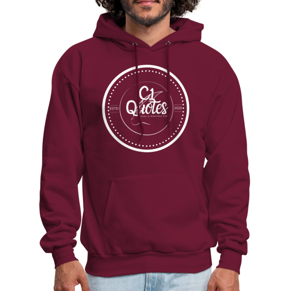Success Over Excuses Men's Hoodie (White Print)