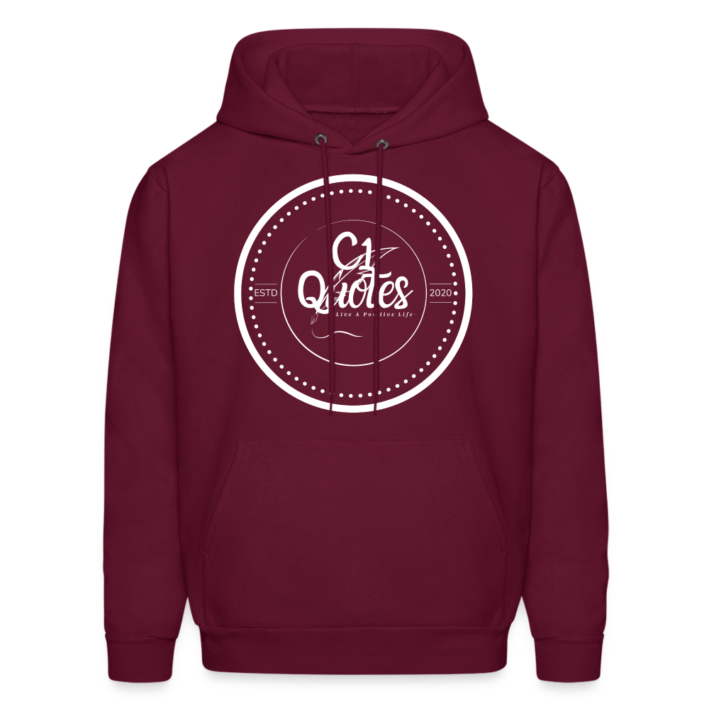 Success Over Excuses Men's Hoodie (White Print)