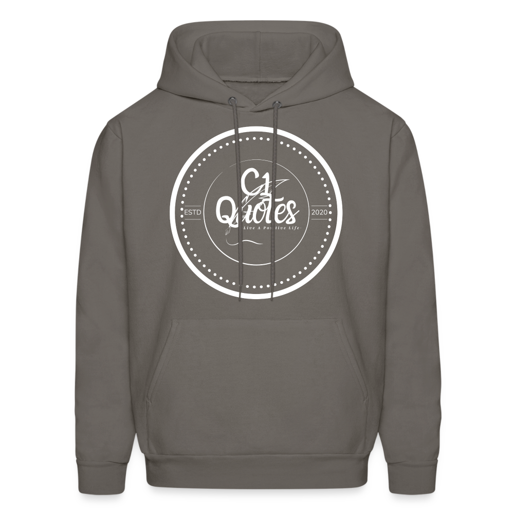 Success Over Excuses Men's Hoodie (White Print)