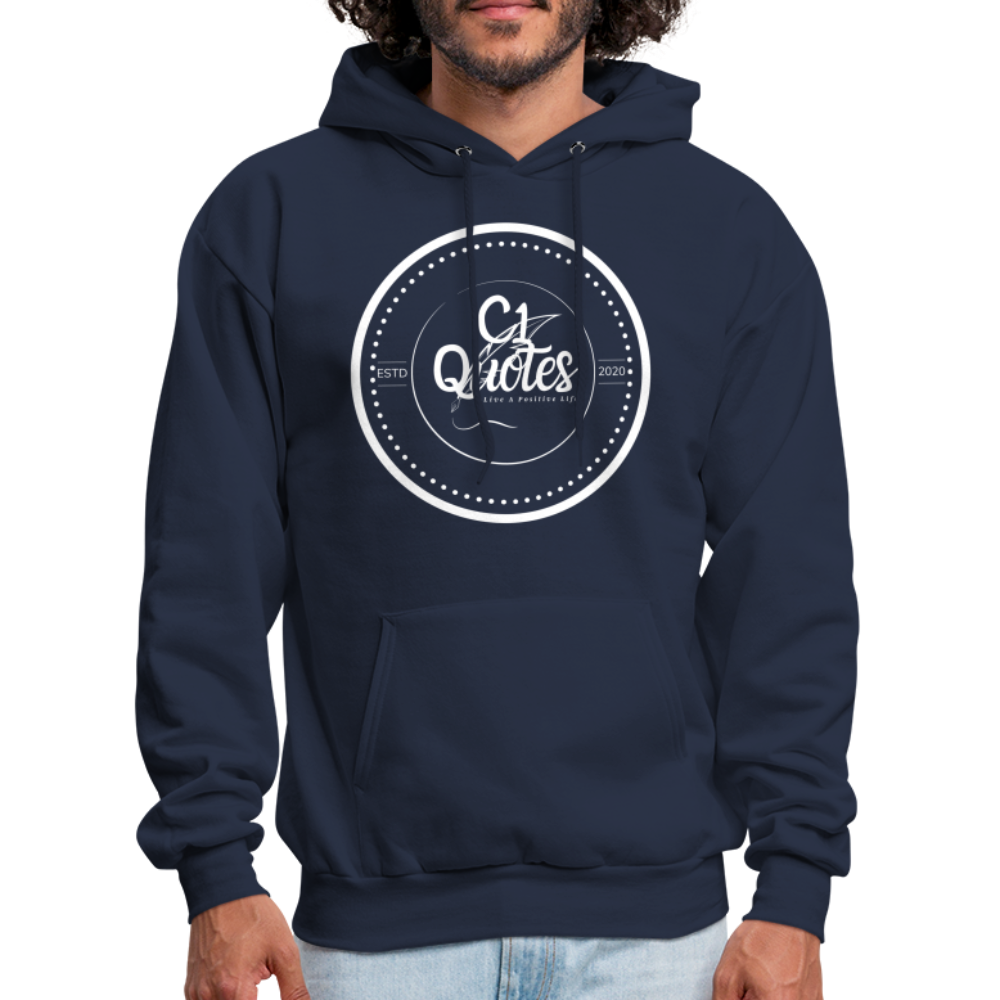 Success Over Excuses Men's Hoodie (White Print)