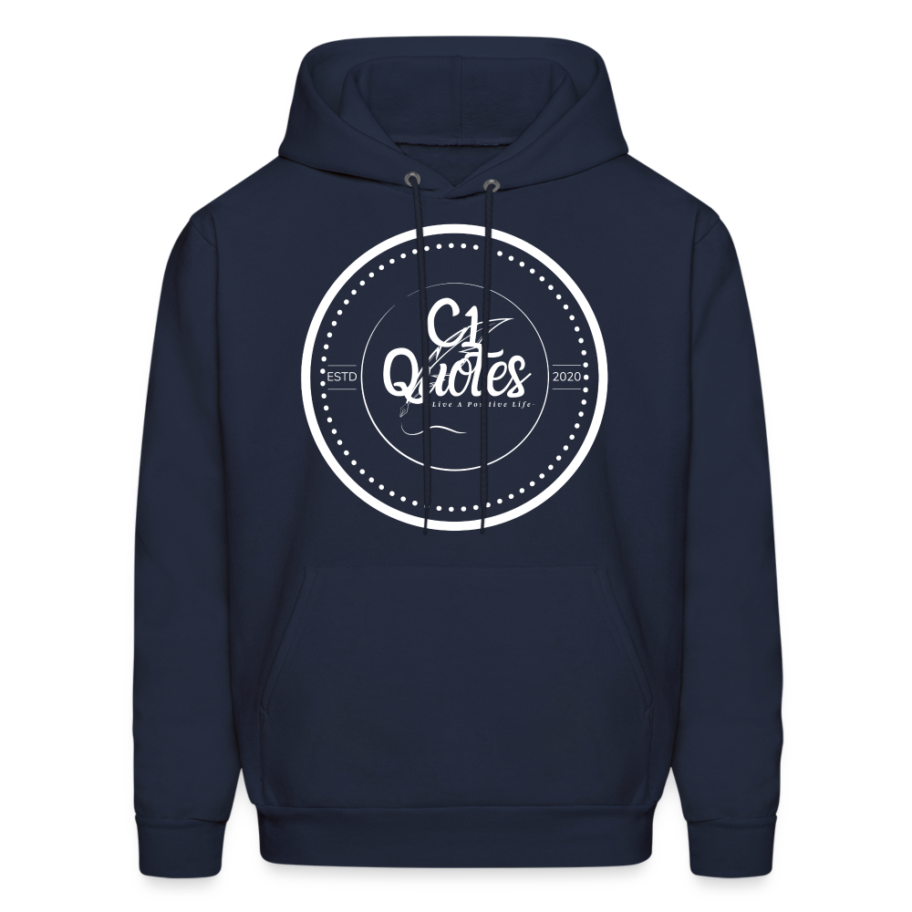 Success Over Excuses Men's Hoodie (White Print)