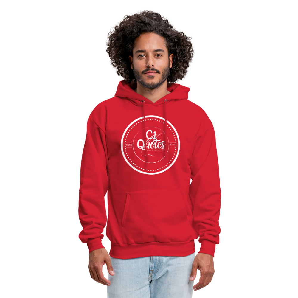 Success Over Excuses Men's Hoodie (White Print)