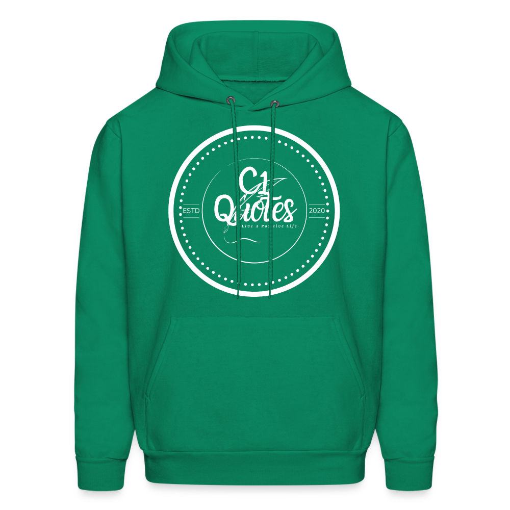 Success Over Excuses Men's Hoodie (White Print)