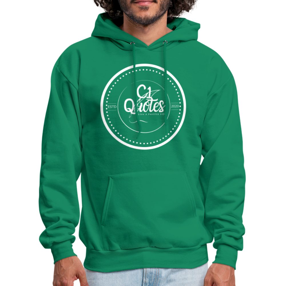 Success Over Excuses Men's Hoodie (White Print)