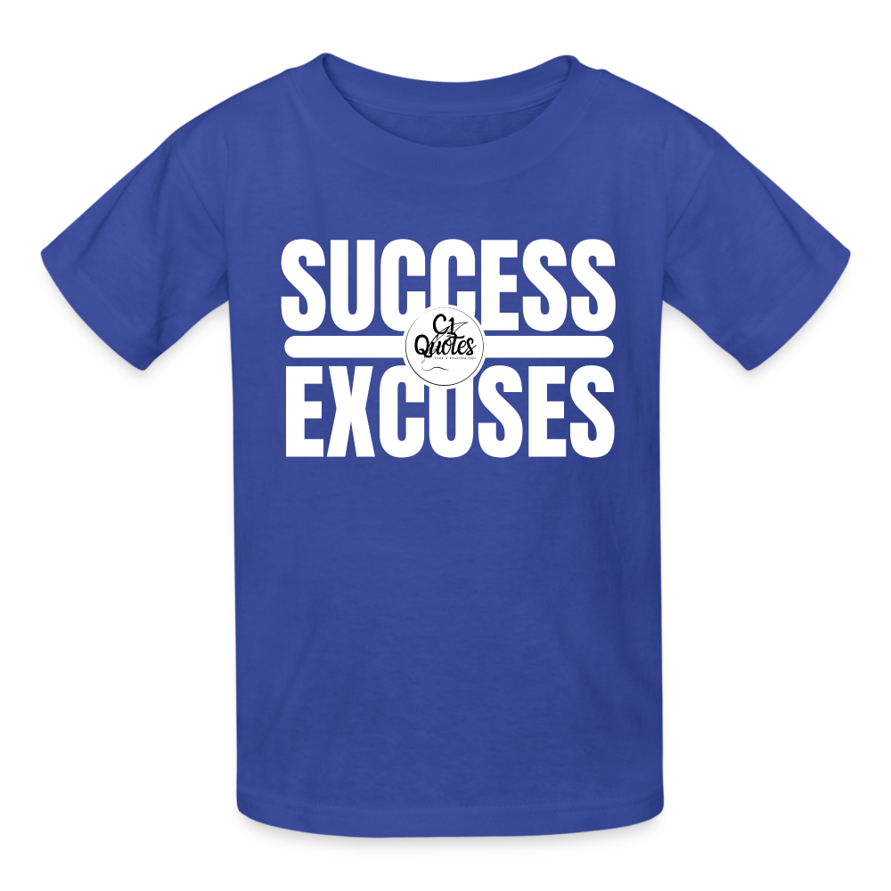 Success Over Excuses Youth Tagless T-Shirt