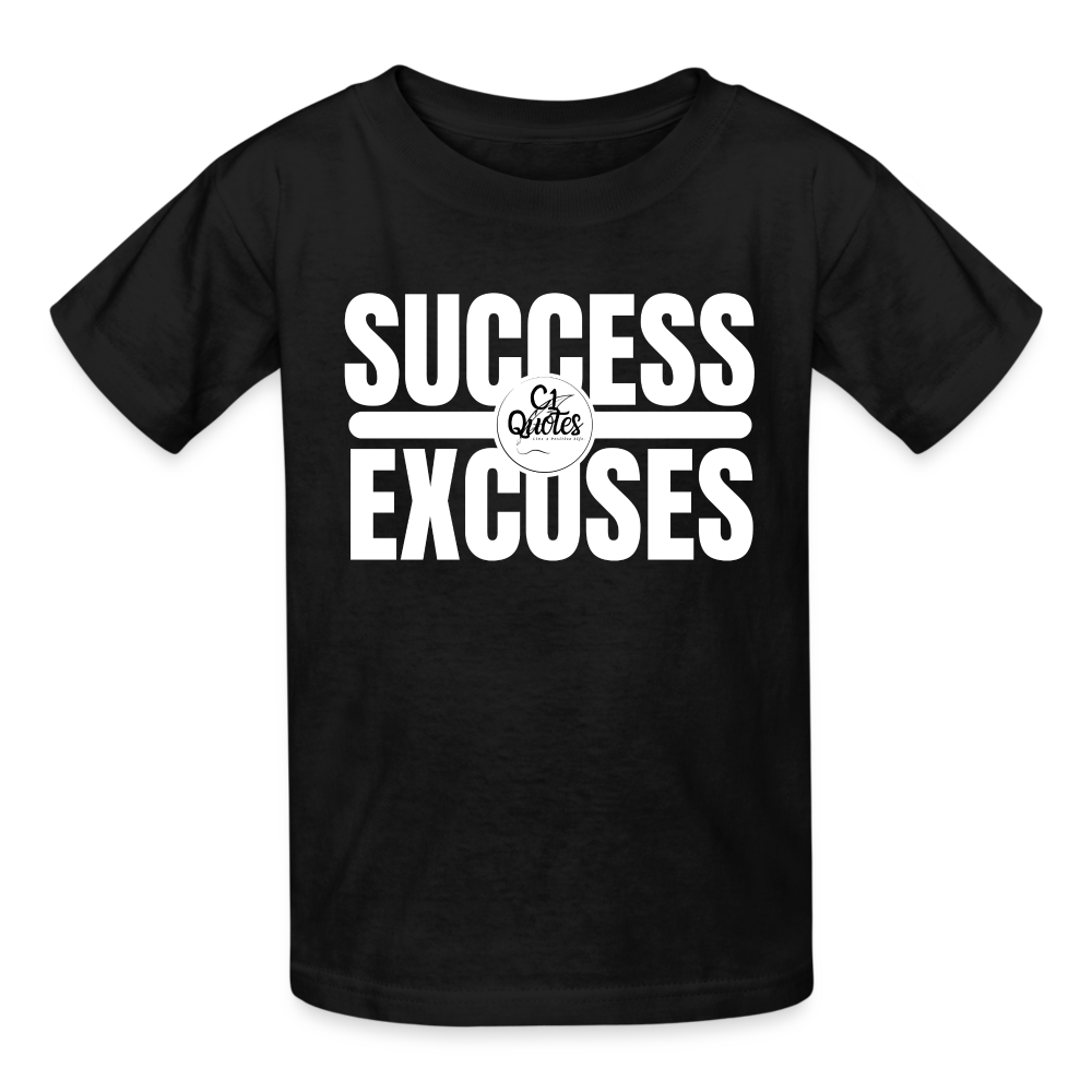Success Over Excuses Youth Tagless T-Shirt