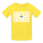 Success Over Excuses Youth Tagless T-Shirt
