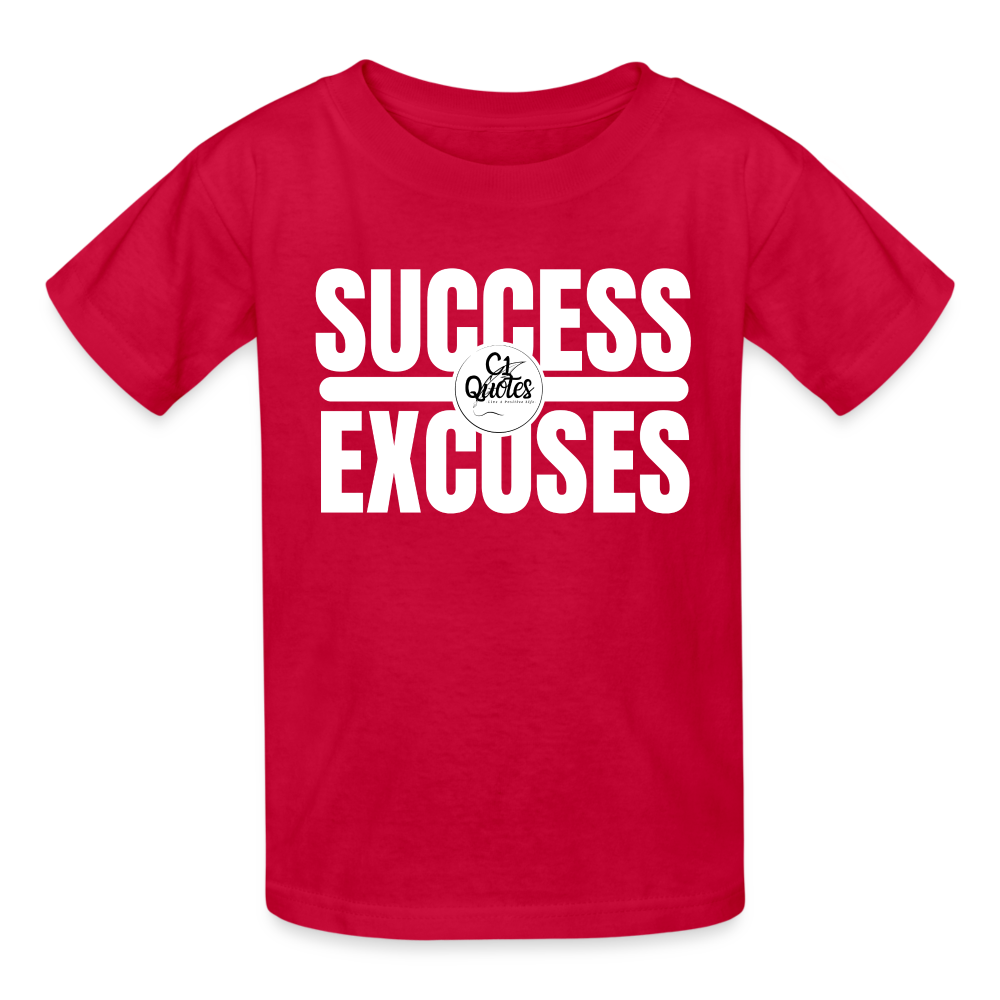 Success Over Excuses Youth Tagless T-Shirt