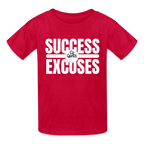 Success Over Excuses Youth Tagless T-Shirt