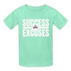 Success Over Excuses Youth Tagless T-Shirt
