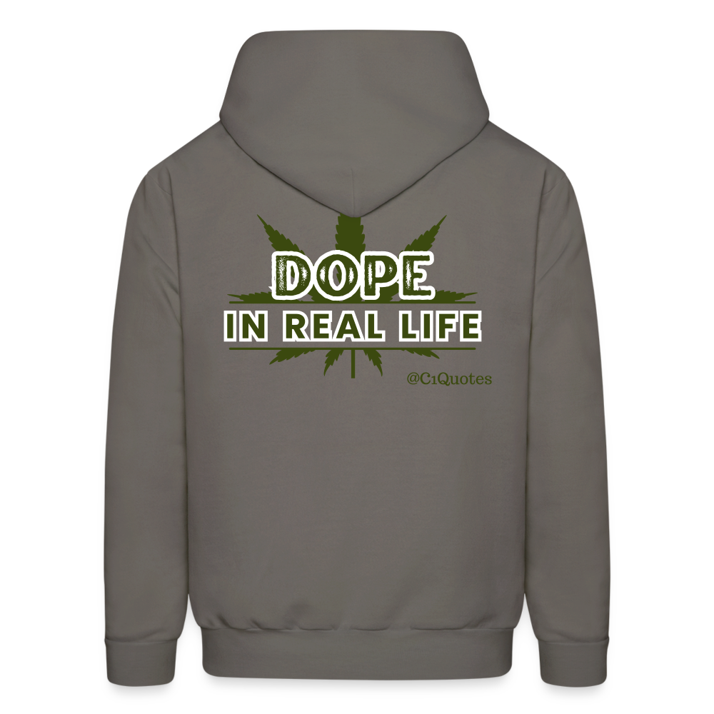 Dope In Real Life Hoodie (White Outline)
