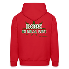 Dope In Real Life Hoodie (White Outline)