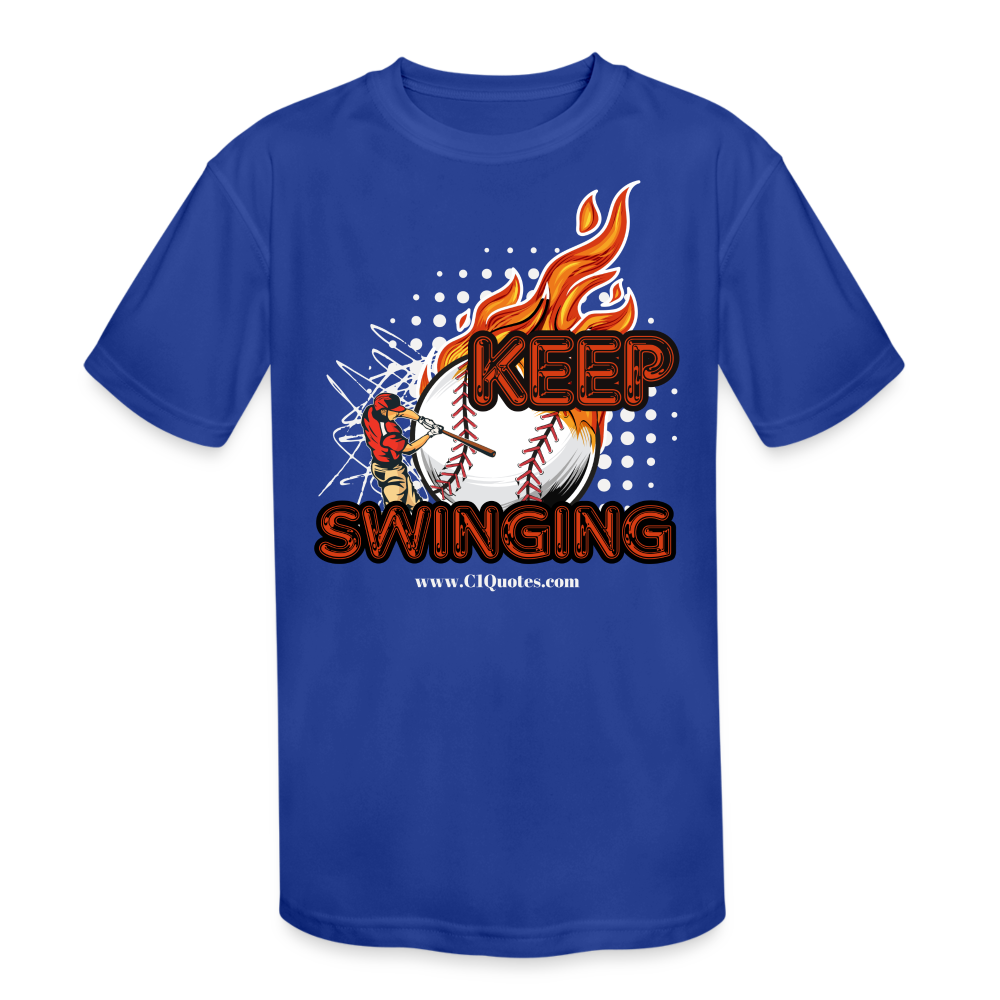 Keep Swinging Kids' Moisture Wicking Performance T-Shirt