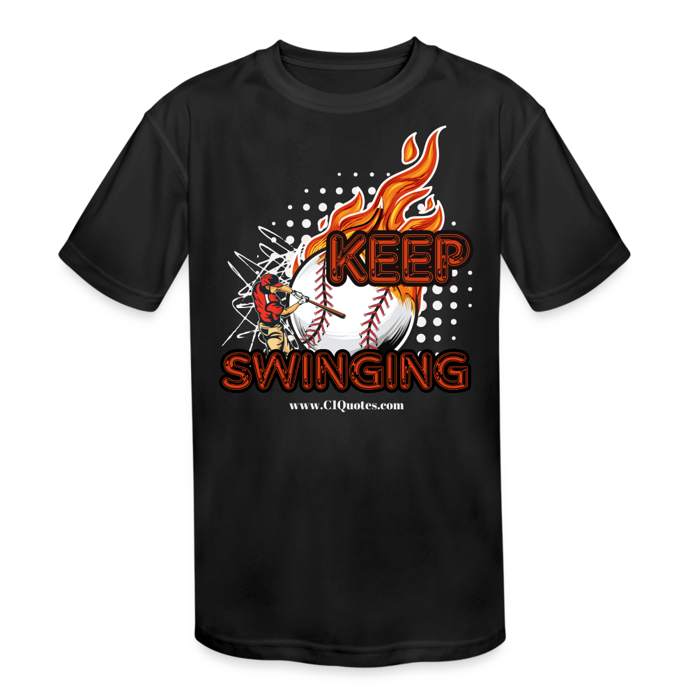 Keep Swinging Kids' Moisture Wicking Performance T-Shirt