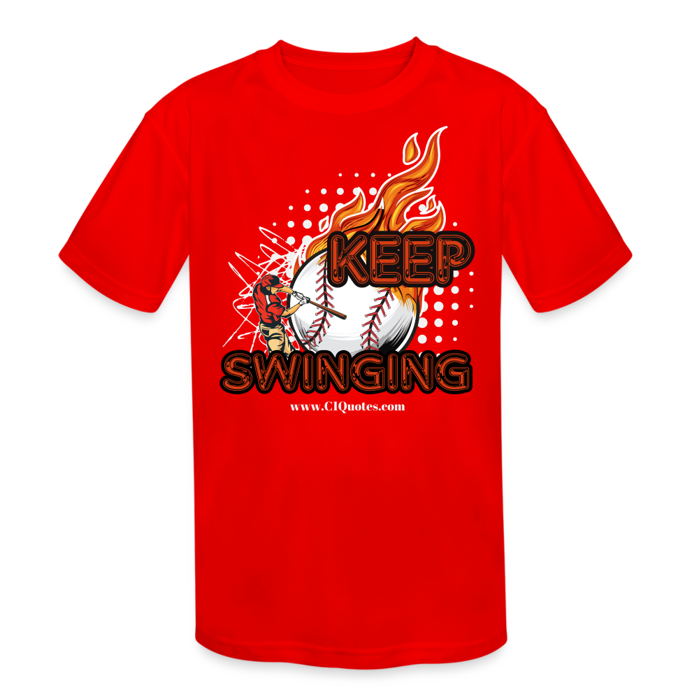 Keep Swinging Kids' Moisture Wicking Performance T-Shirt