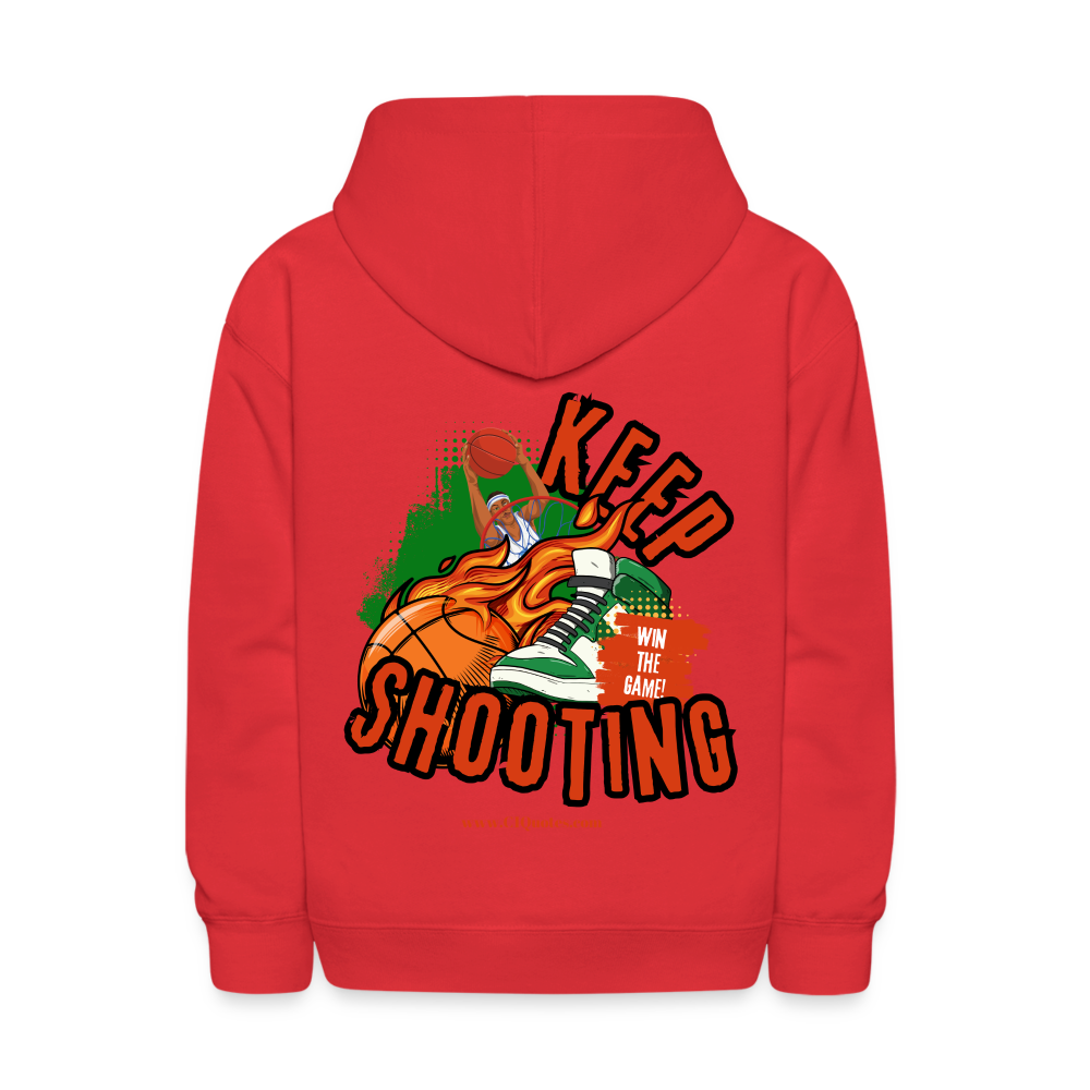 Keep Shooting Kids' Hoodie (Basketball)