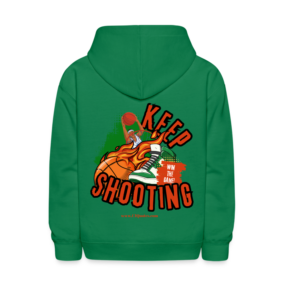 Keep Shooting Kids' Hoodie (Basketball)