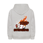 Keep Swinging Kids' Hoodie (Baseball)