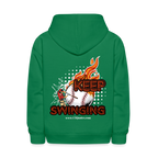 Keep Swinging Kids' Hoodie (Baseball)