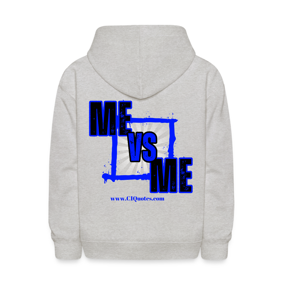 Me Vs Me Kids' Hoodie (Blue)
