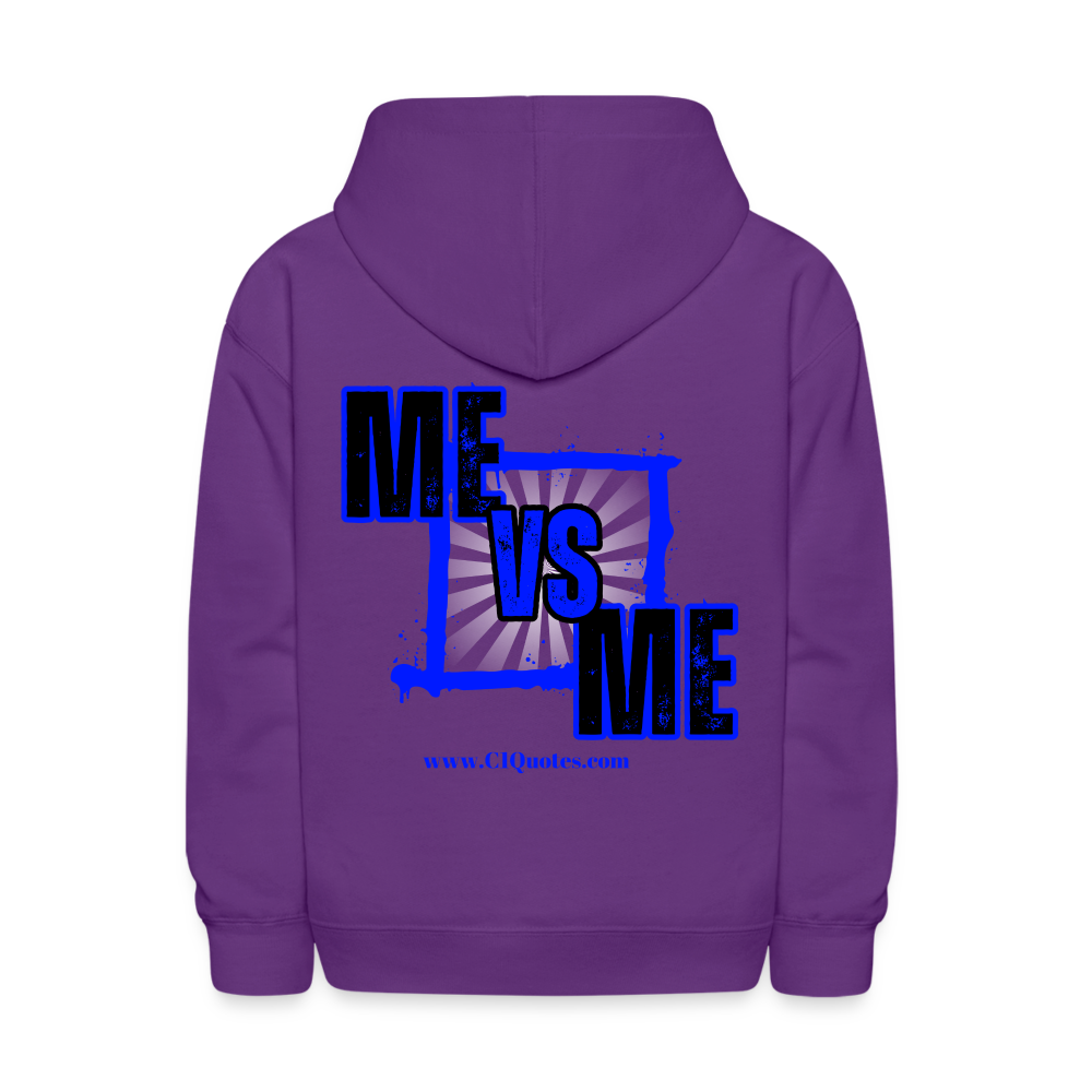 Me Vs Me Kids' Hoodie (Blue)